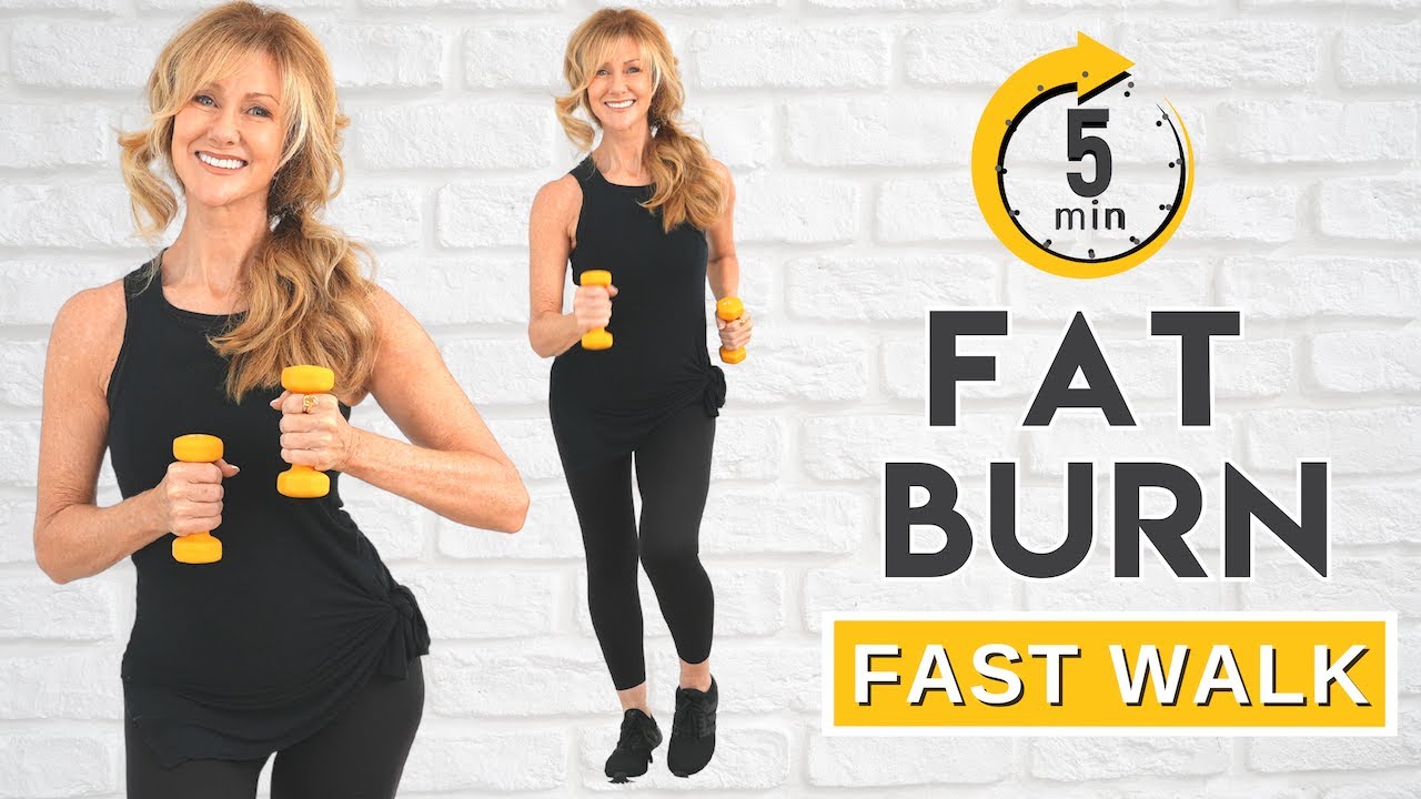 5 Minute Fat Burning Fast Walk | Quick Easy Done!