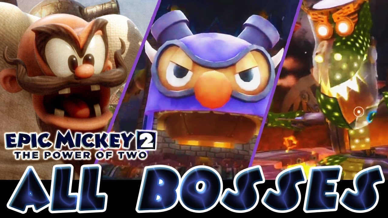 Epic Mickey 2: The Power of Two Все боссы | Битвы с боссами (PS3, Wii, X360)