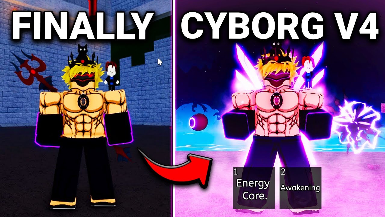 Я НАКОНЕЦ-ТО ПОЛНОСТЬЮ ОТКРЫЛ Cyborg Race V4 Awakening в Blox Fruits!