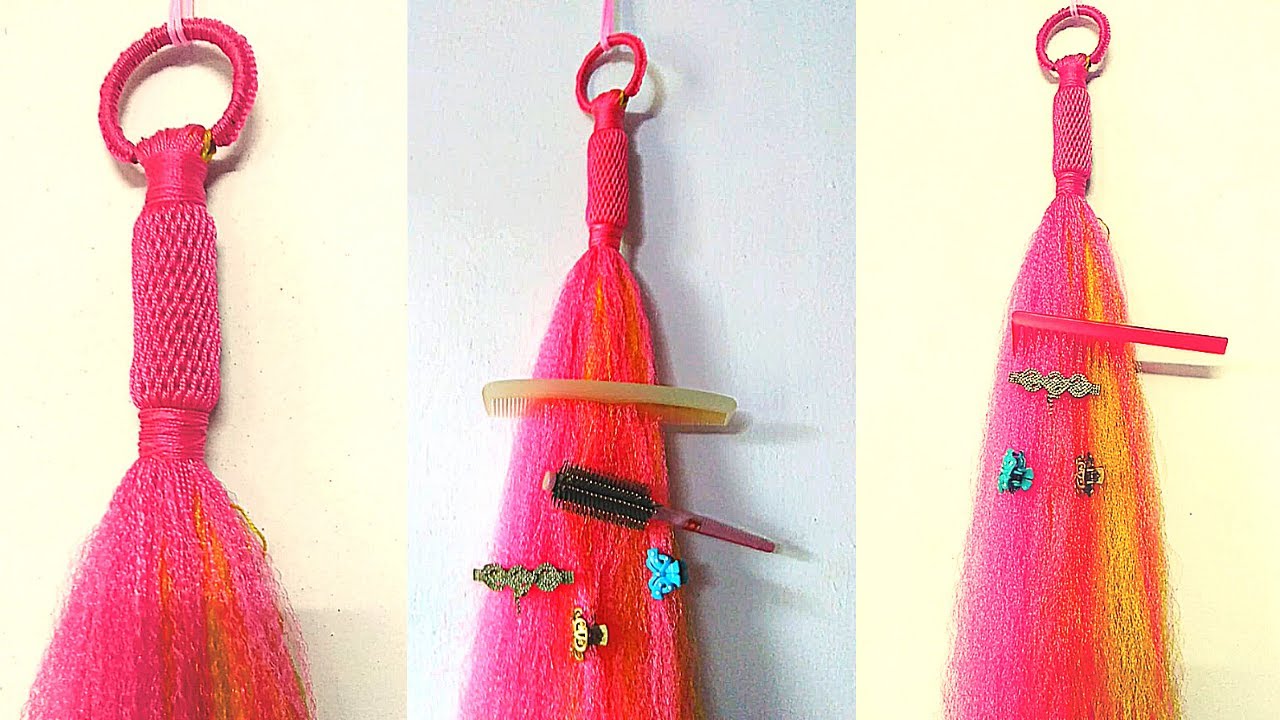 Macrame Comb Hanger (Easy Hindi) | New Design 2025 Special | [Kangi Stand in 3 Simple Steps]