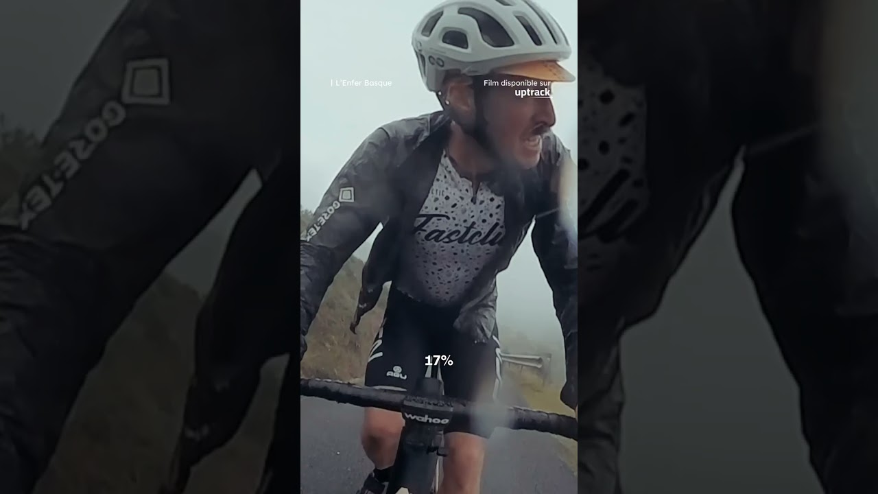 17% de pente 😅 et Maxime Prieur a encore du souffle pour faire des blagues !