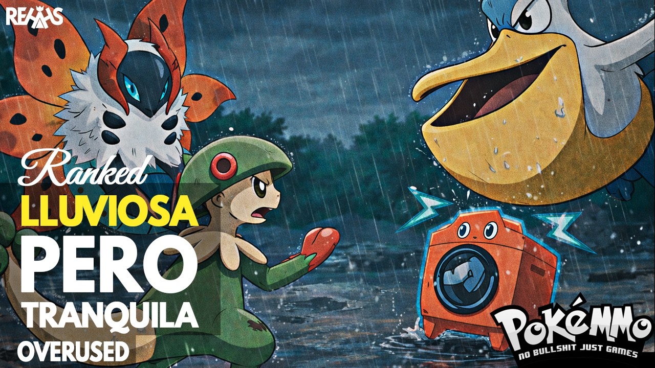 Intercambio de GOLPES bajo la LLUVIA en PokeMMO