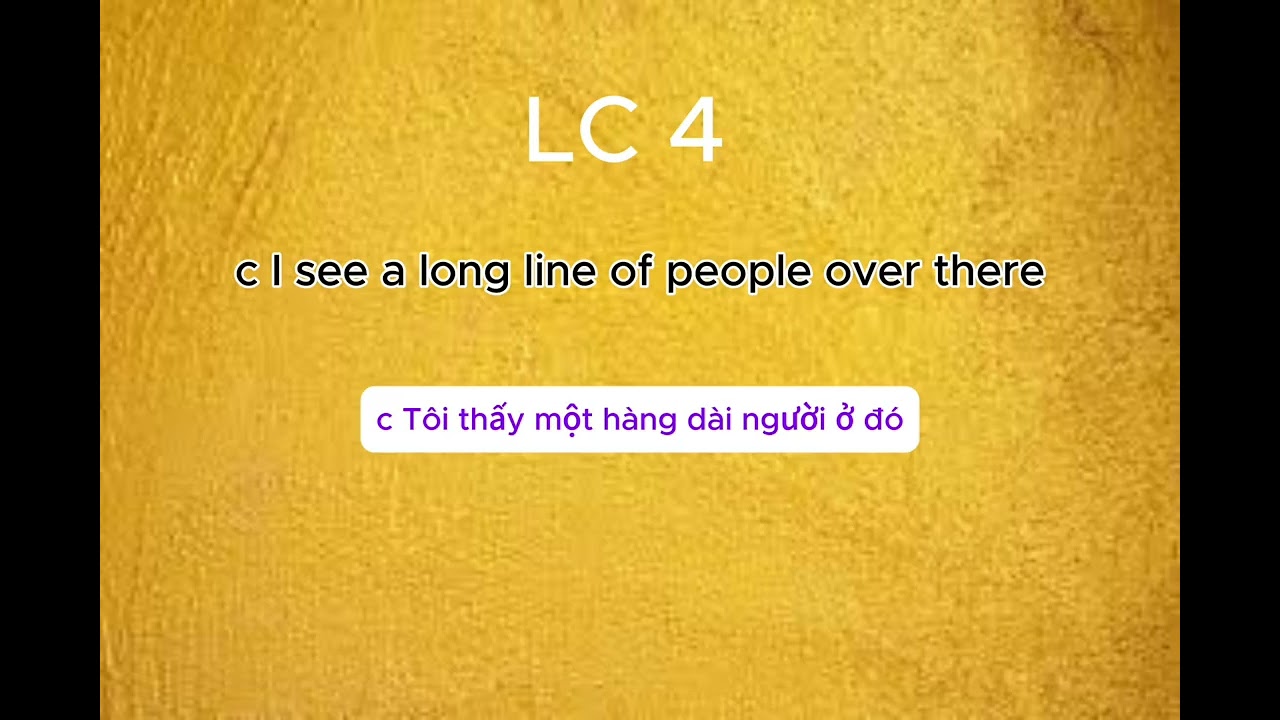 LC4 - Toeic listening nghe thụ động - không QC