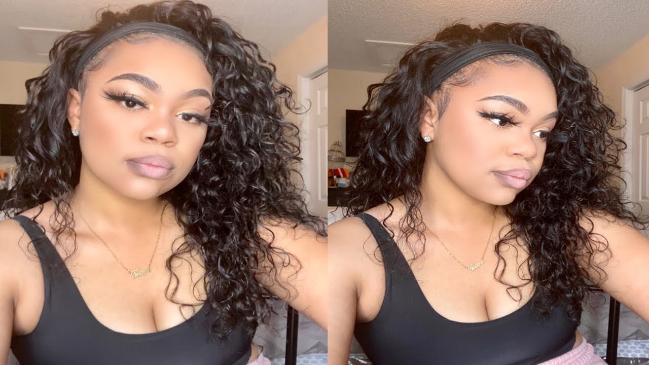 THE BEST WATER WAVE HEADBAND WIG 😍😍 FT. UNICE HAIR AMAZON