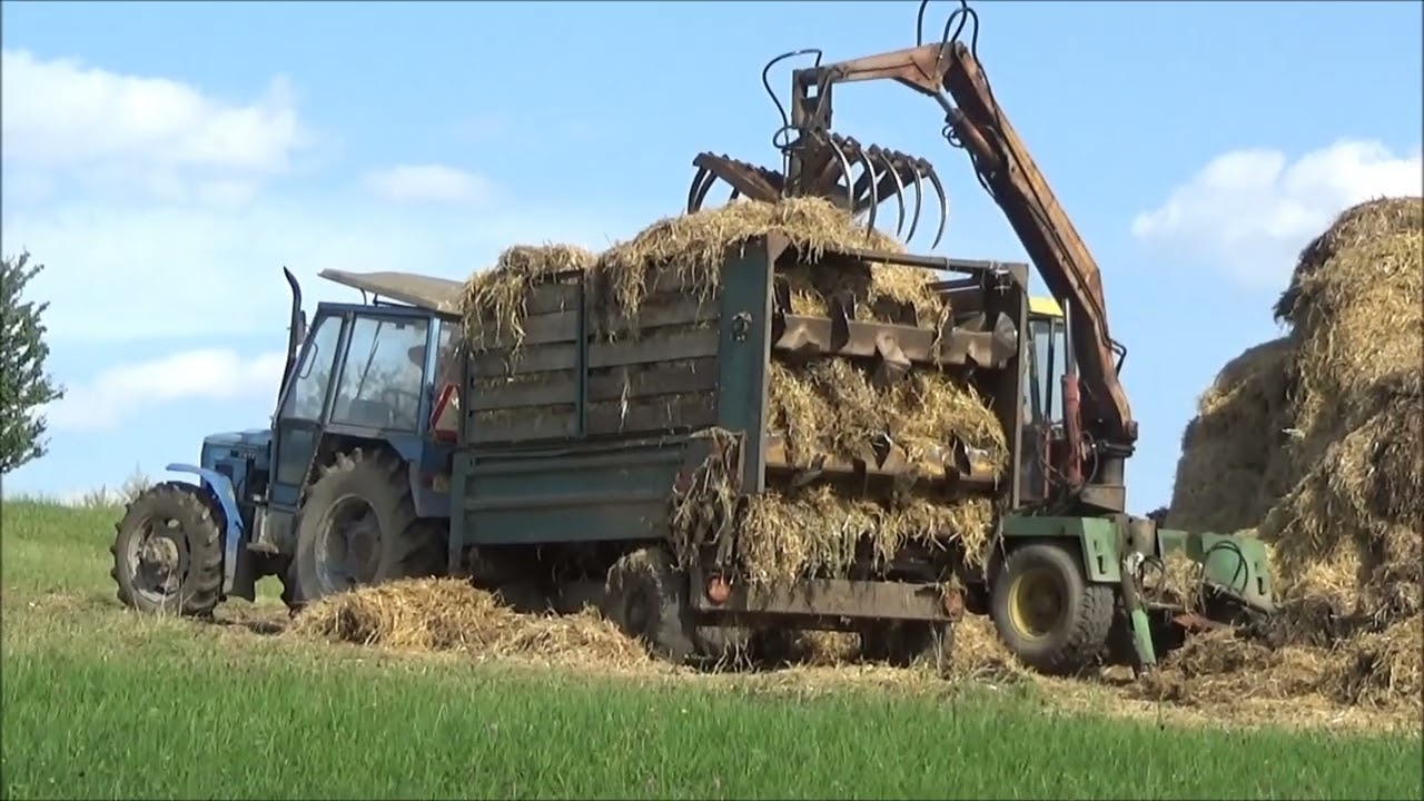 Zetory 5748 a 7045 nakládka slámy