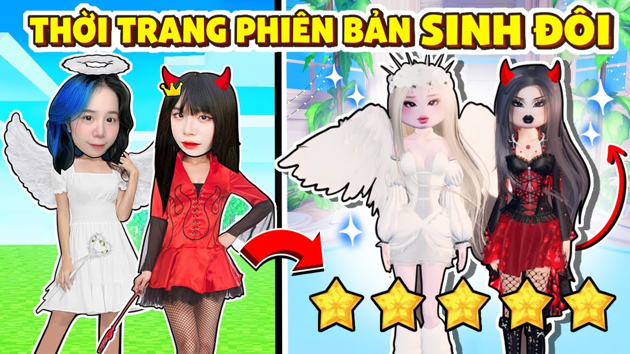 Mèo Simmy Và Sammy Chơi Game Thời Trang PHIÊN BẢN SINH ĐÔI Trong Roblox