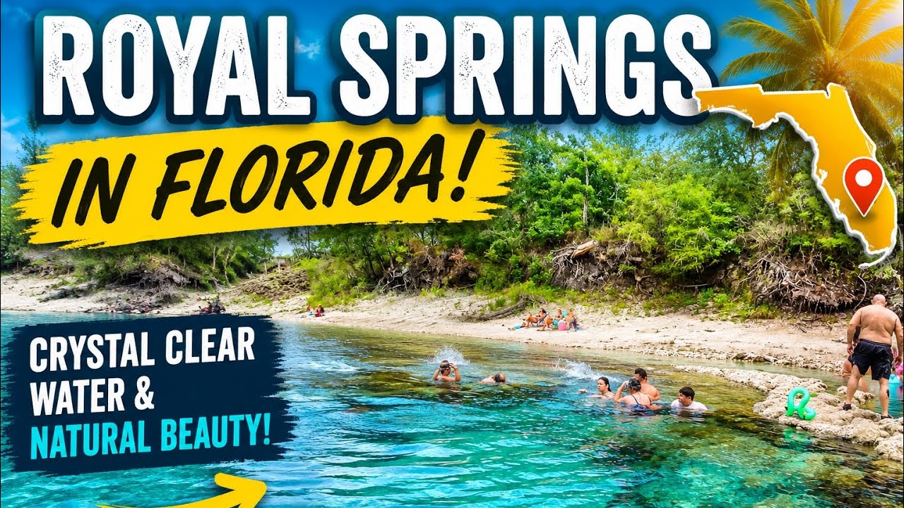 VISITED ROYAL SPRINGS FLORIDA - CLEAREST SPRING WATER FOR SWIMMING 