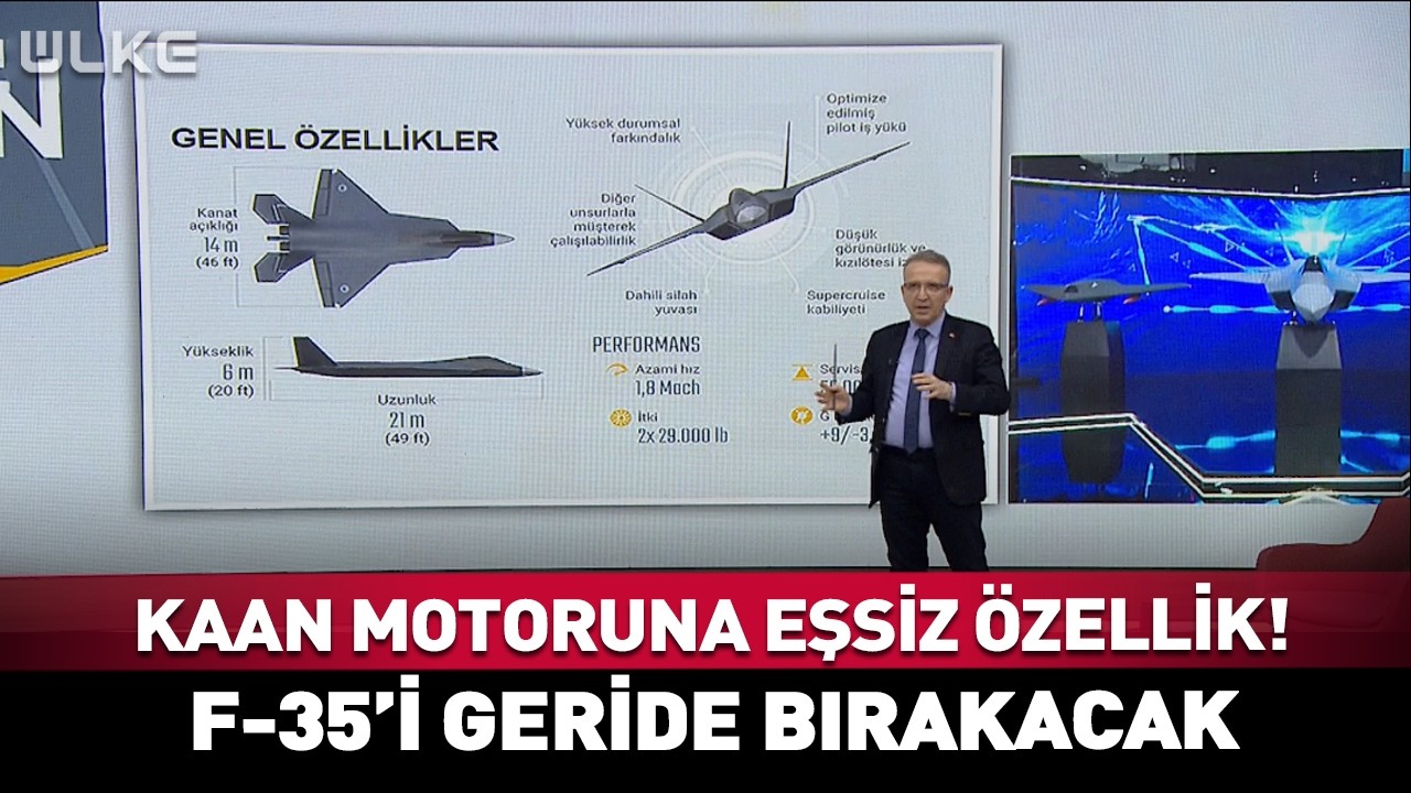 KAAN'ın Yerli MotorunaF-35'i Geride Bırakacak Özellik! #haber
