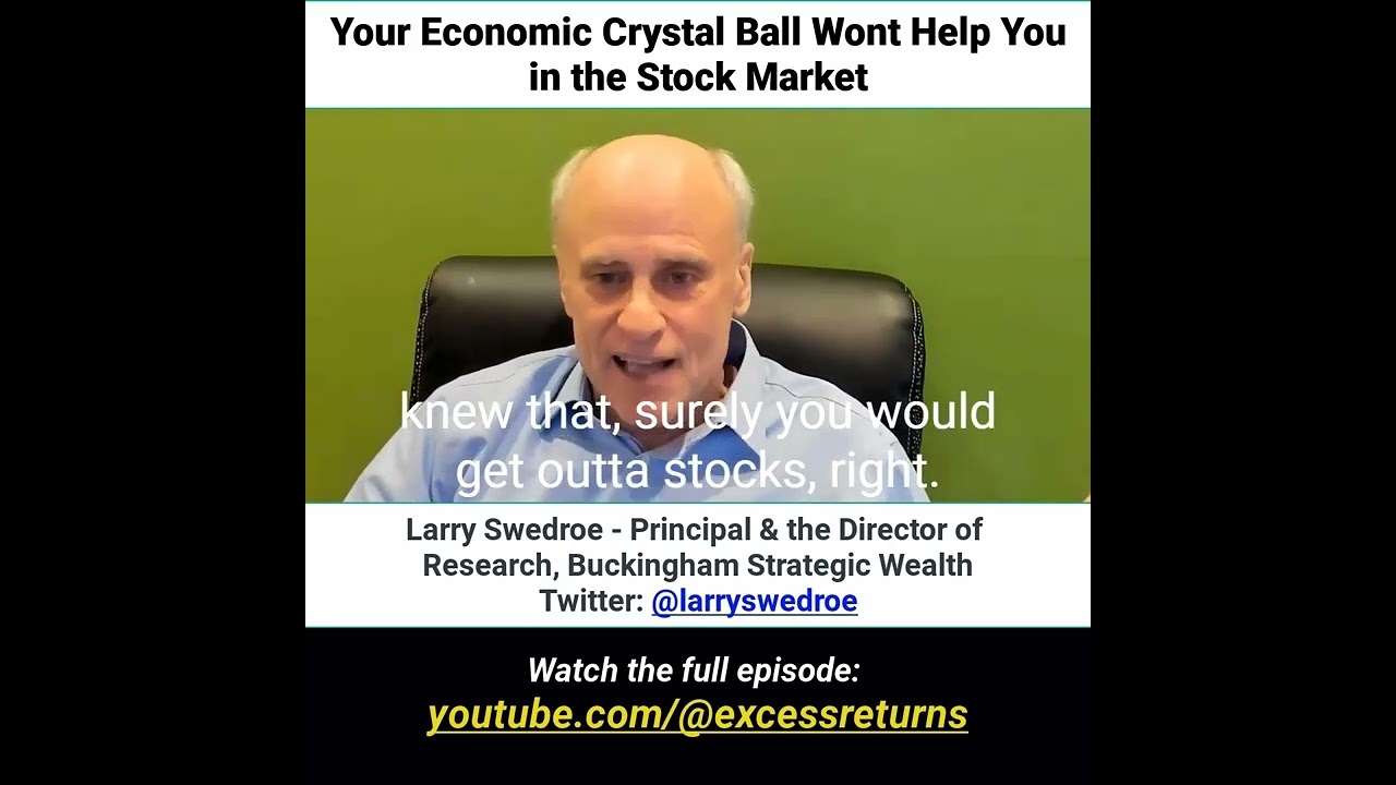 Your Economic Crystal Ball Won't Help You in the Stock Market