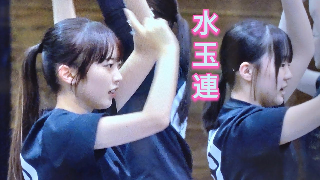 阿波踊り『水玉連』ポスターの踊り子さん 公開練習