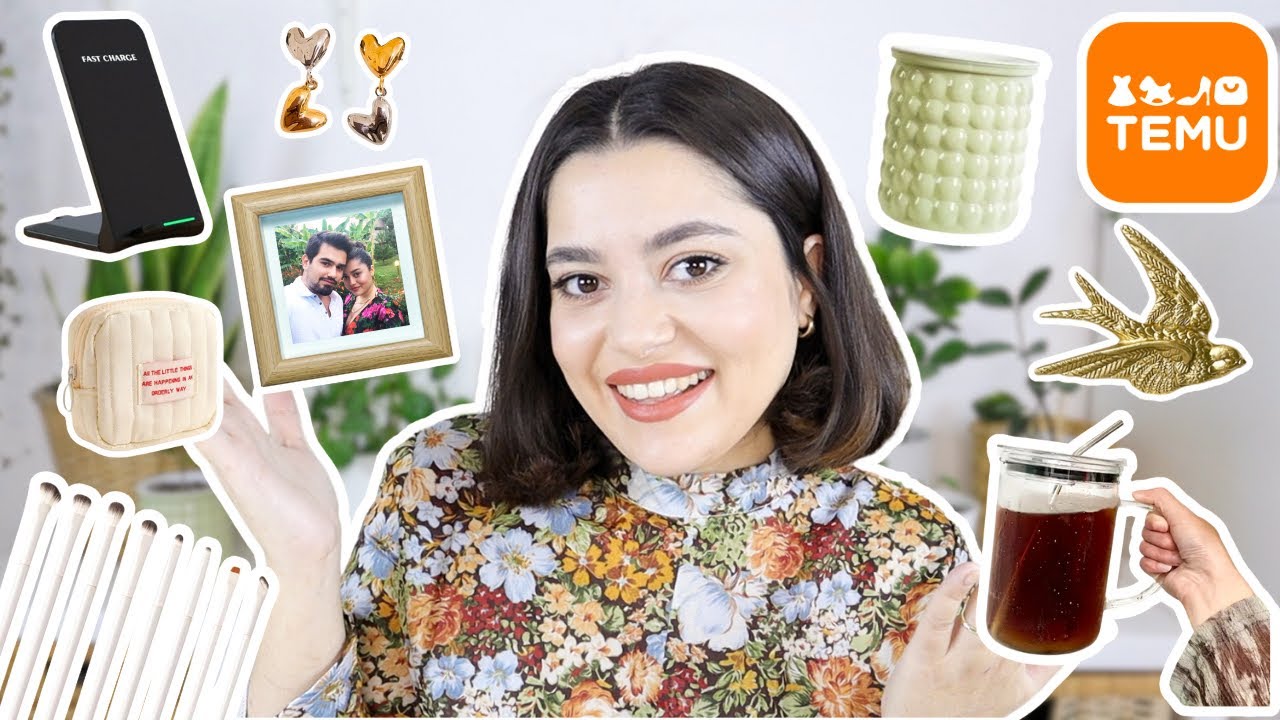Temu Alışverişim | Makyaj Fırçaları, Çerçeveler, Yüzük, Saksı, Küpe...