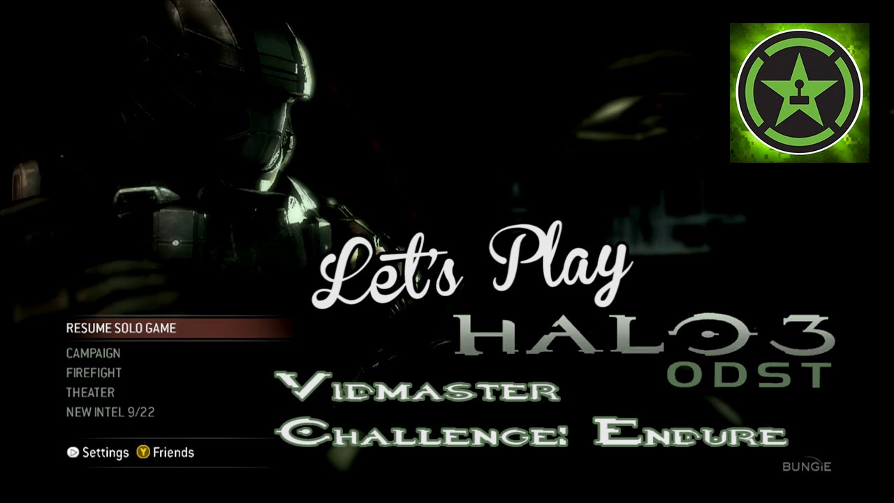 Let's Play - Halo 3 ODST (Vidmaster Challenge Endure)