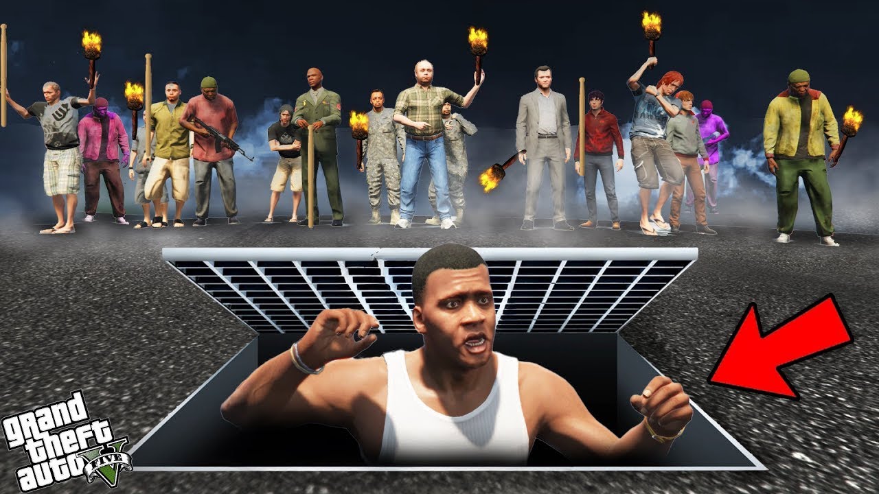 GTA 5 : Everyone Tries To Kill Franklin GTA 5 !