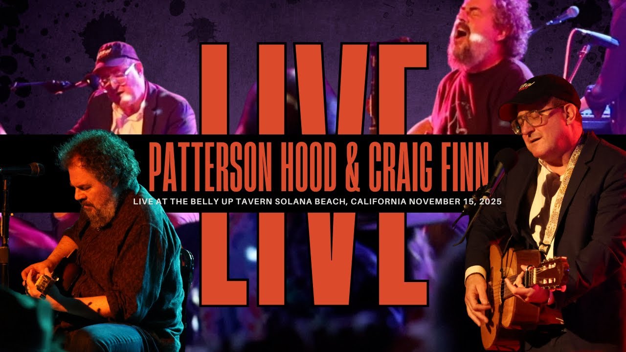 Drive By Truckers Patterson Hood & Crag Finn — Live Stories & Songs at the Belly Up Nov 15, 2025