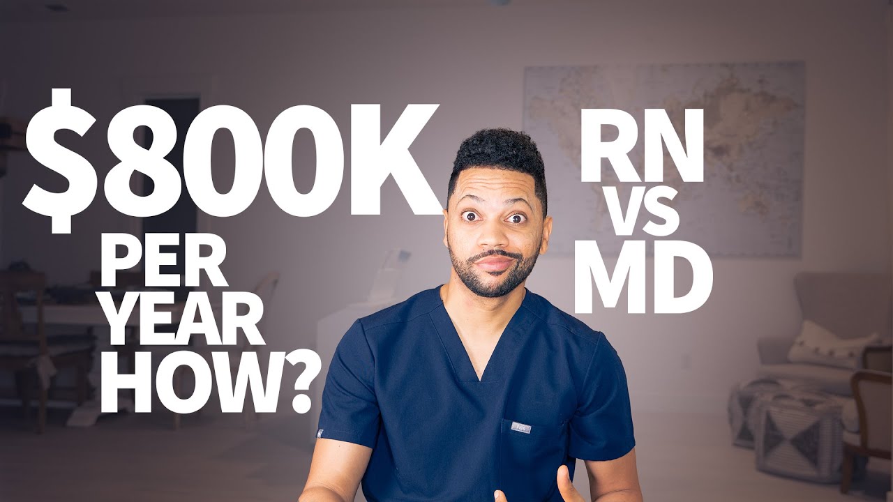 RN vs MD Salary | 800k in 1 YEAR as a NURSE in Sacramento California | **NOT CLICKBAIT**