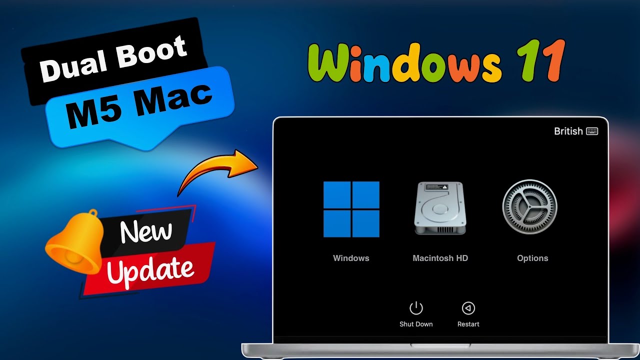 Instalacja systemu Windows 11 ARM na komputerze Mac z procesorem Apple Silicon (Mac M5, Mac M4) P...