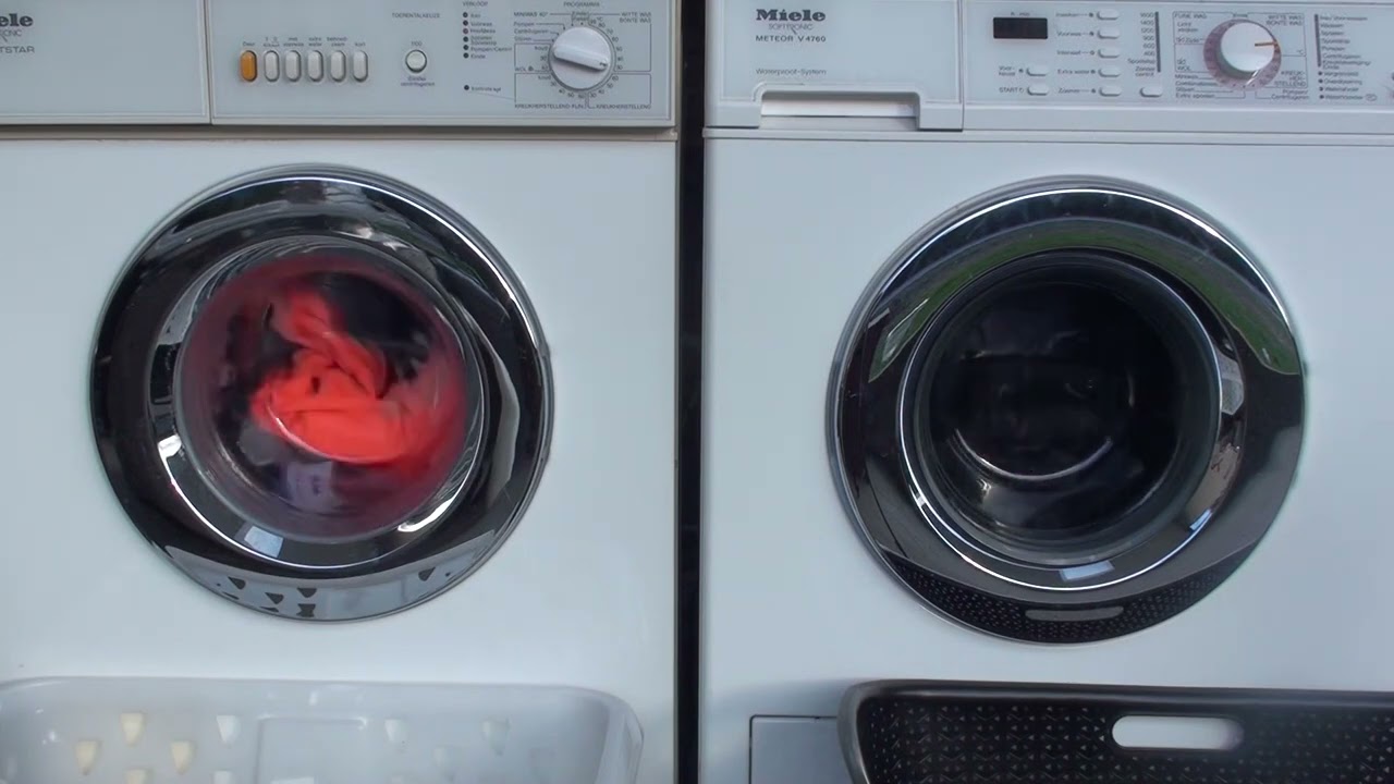 Wash Race #9! - Miele Frontstar W800 vs Miele Meteor W4760 - Cottons 30