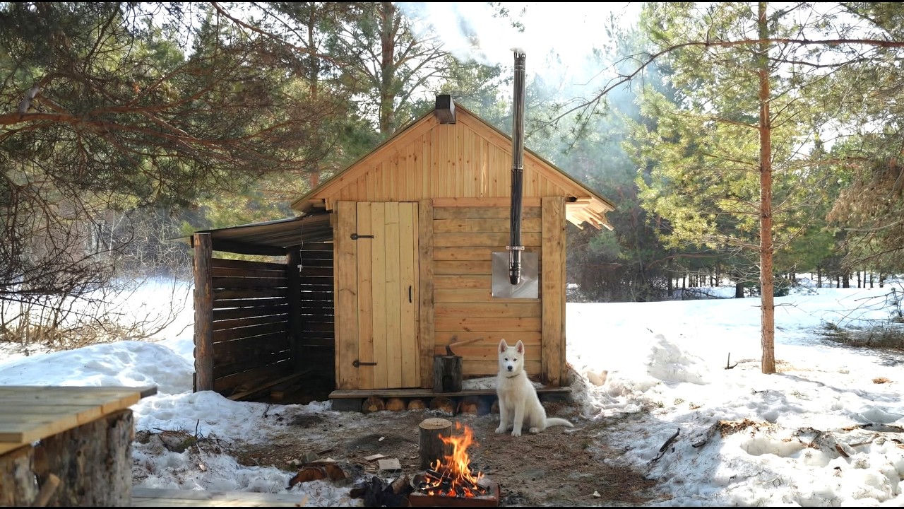 CABIN RENOVATION AFTER A LONG WINTER IN SIBERIA