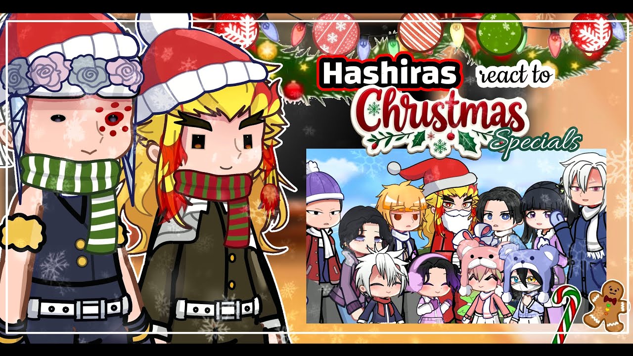 Hashiras React to Sketchy's Christmas Special 🎁🤶🏻💕 | Gacha Life 2 | Demon Slayer | Kny