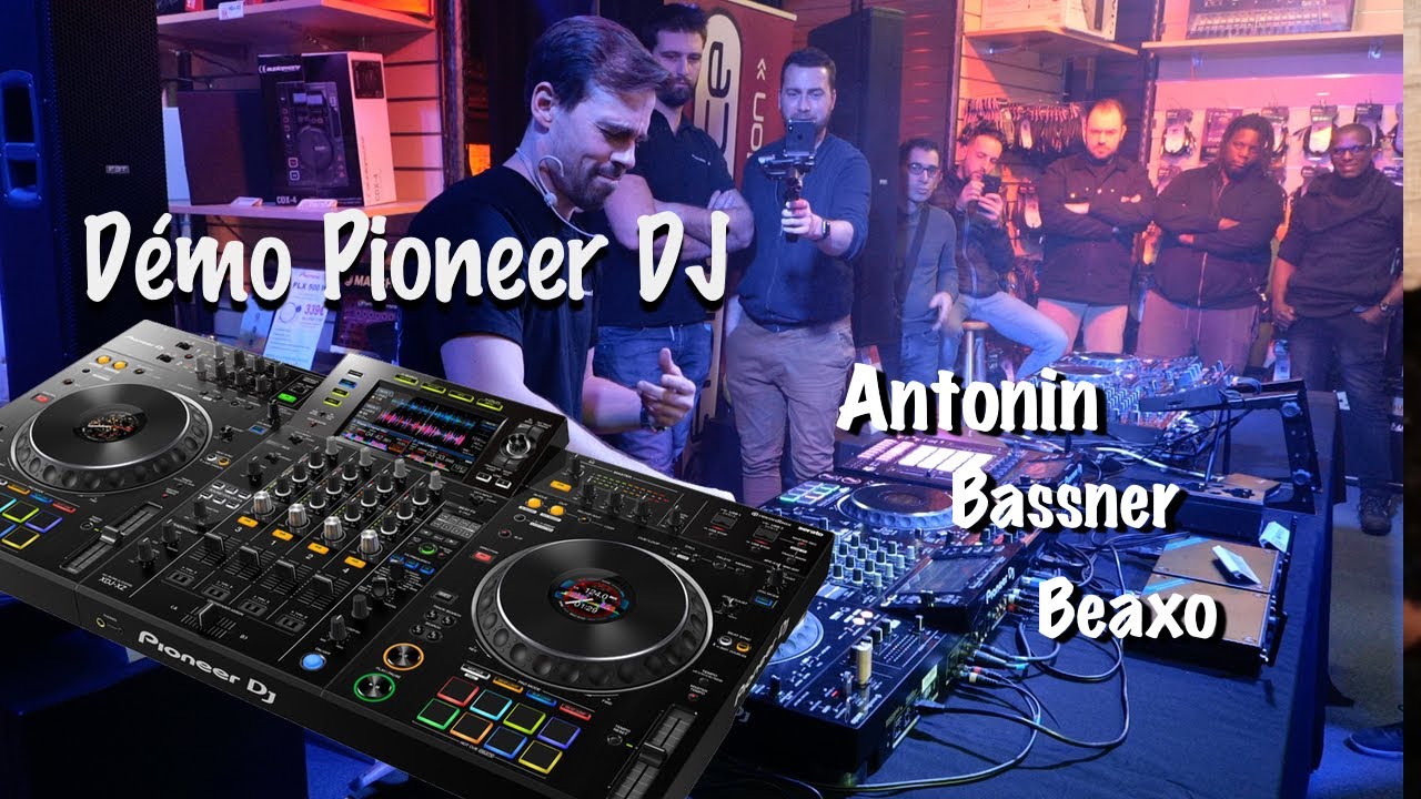 Démo Pioneer DJ avec Antonin  chez CentralSono Bordeaux. Prestation de Bassner et Beaxo