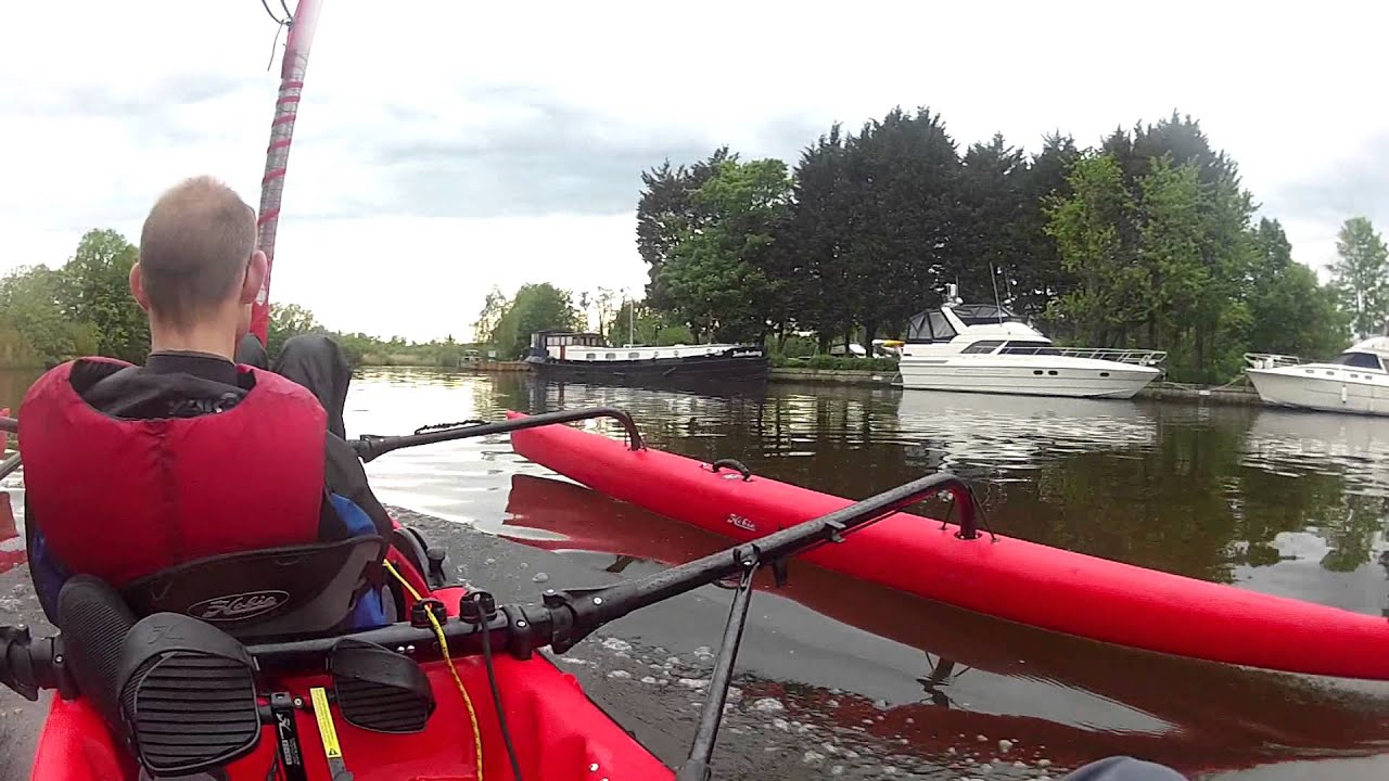 Hobie tandem island and a 5hp motor