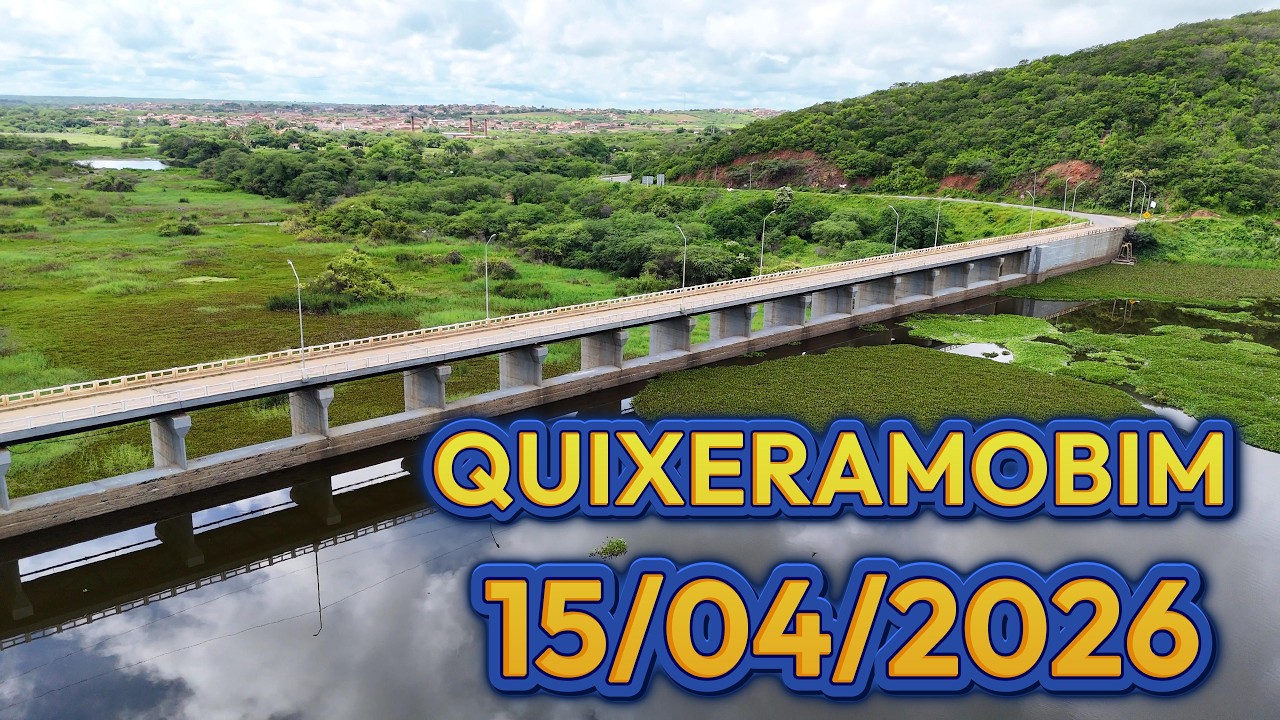 Barragem de Quixeramobim & A&ccedil;ude Fogareiro dados Atualizados 15/04/2026 Sert&atilde;o Central - Cear&aacute;