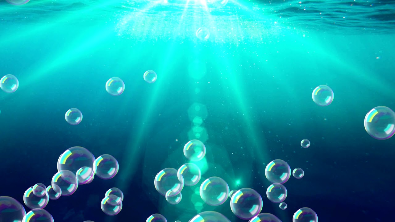 Animated Underwater Bubble Effect Motion Design Background Video - Free Water Bubbles Background