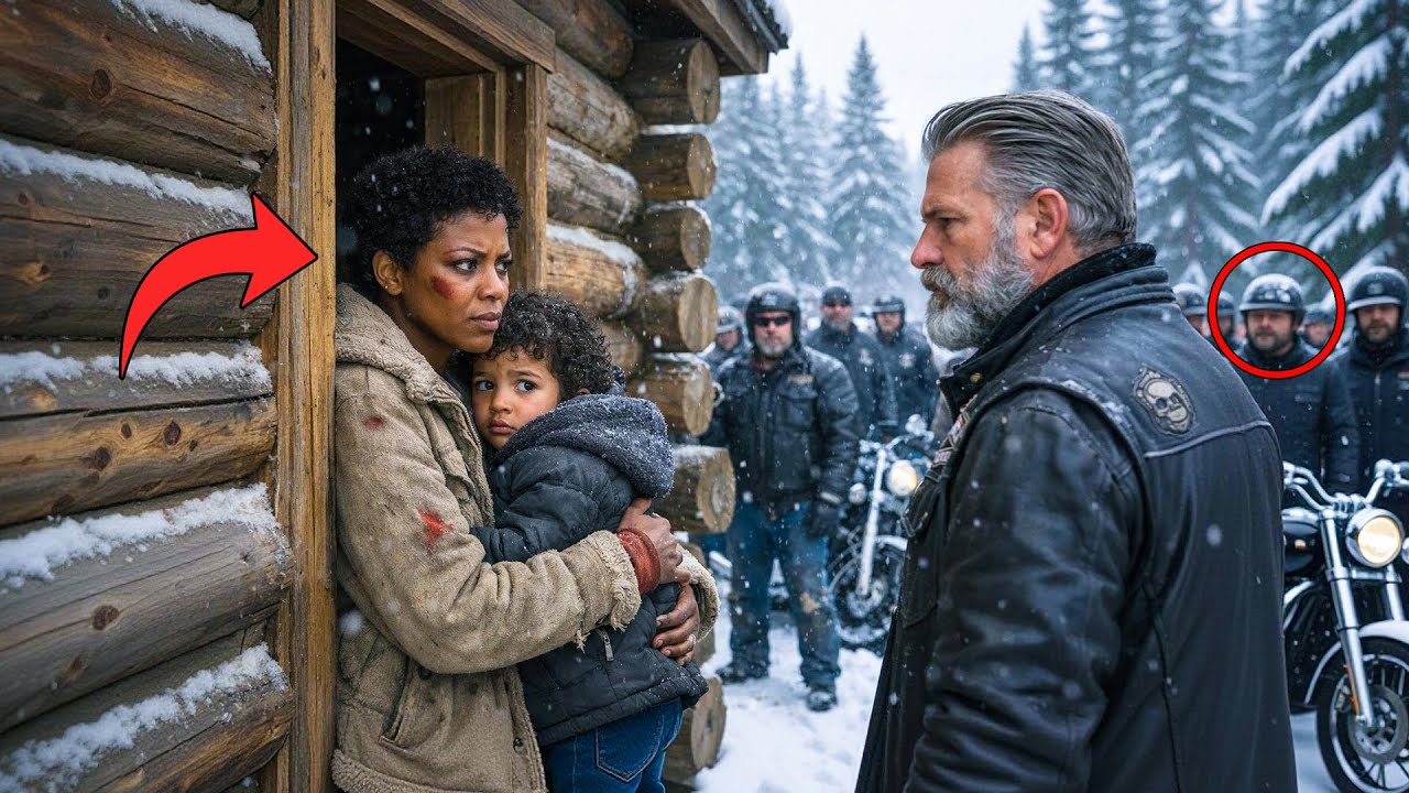 Black Single Mom Shelters 25 Freezing Bikers, Next Morning 1500 Hells Angels Stops Outside Her Door