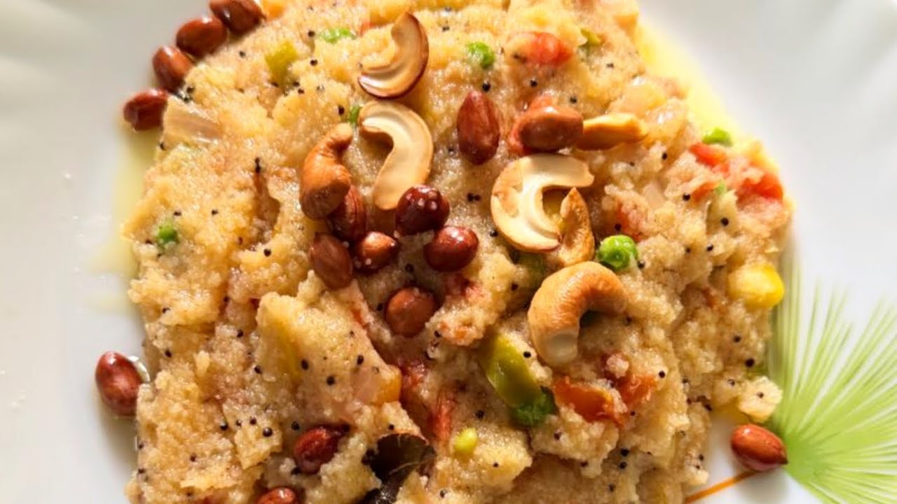 रवा उपमा रेसिपी/ टेस्टी और हेल्दी रेसिपी/ ब्रेकफास्ट रेसिपी #food#indianrecipes#recipe 