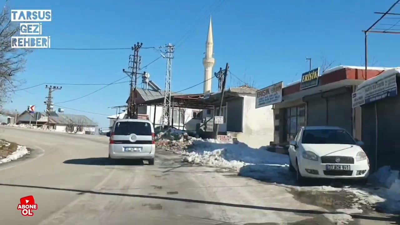 ÇAMLIYAYLA YOL MANZARALARI