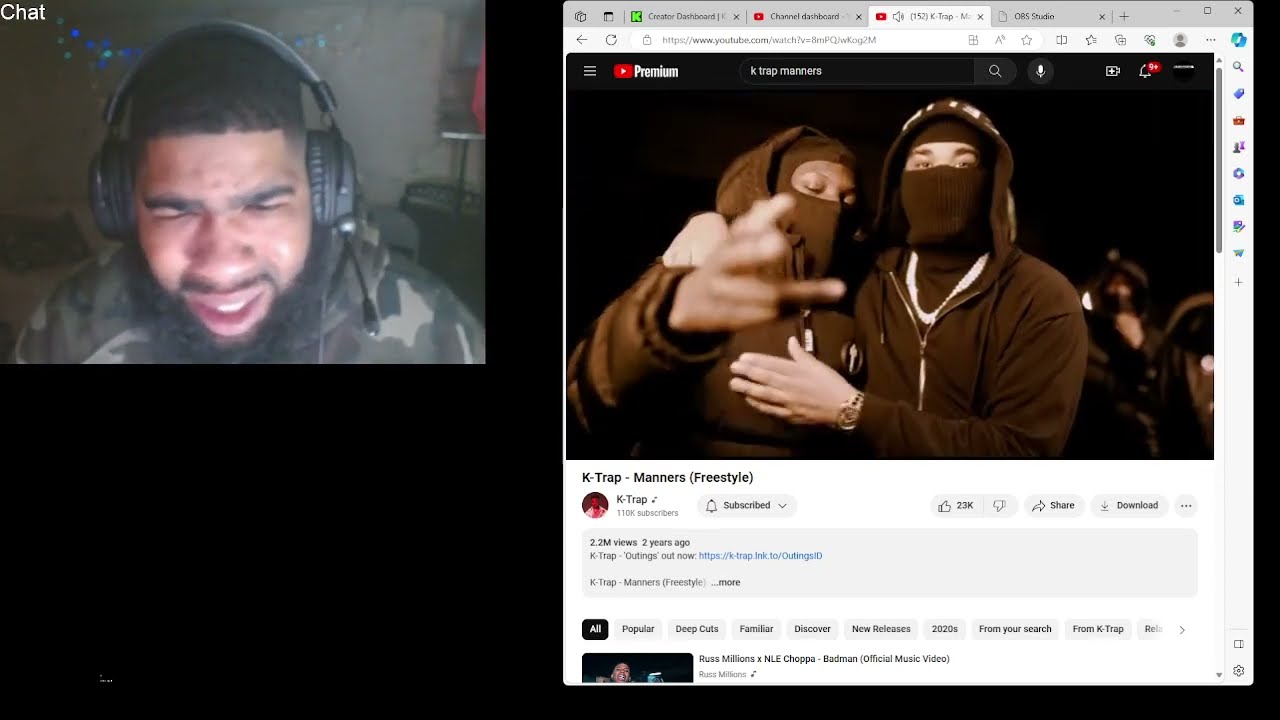 K-Trap - Manners (Freestyle)Reaction