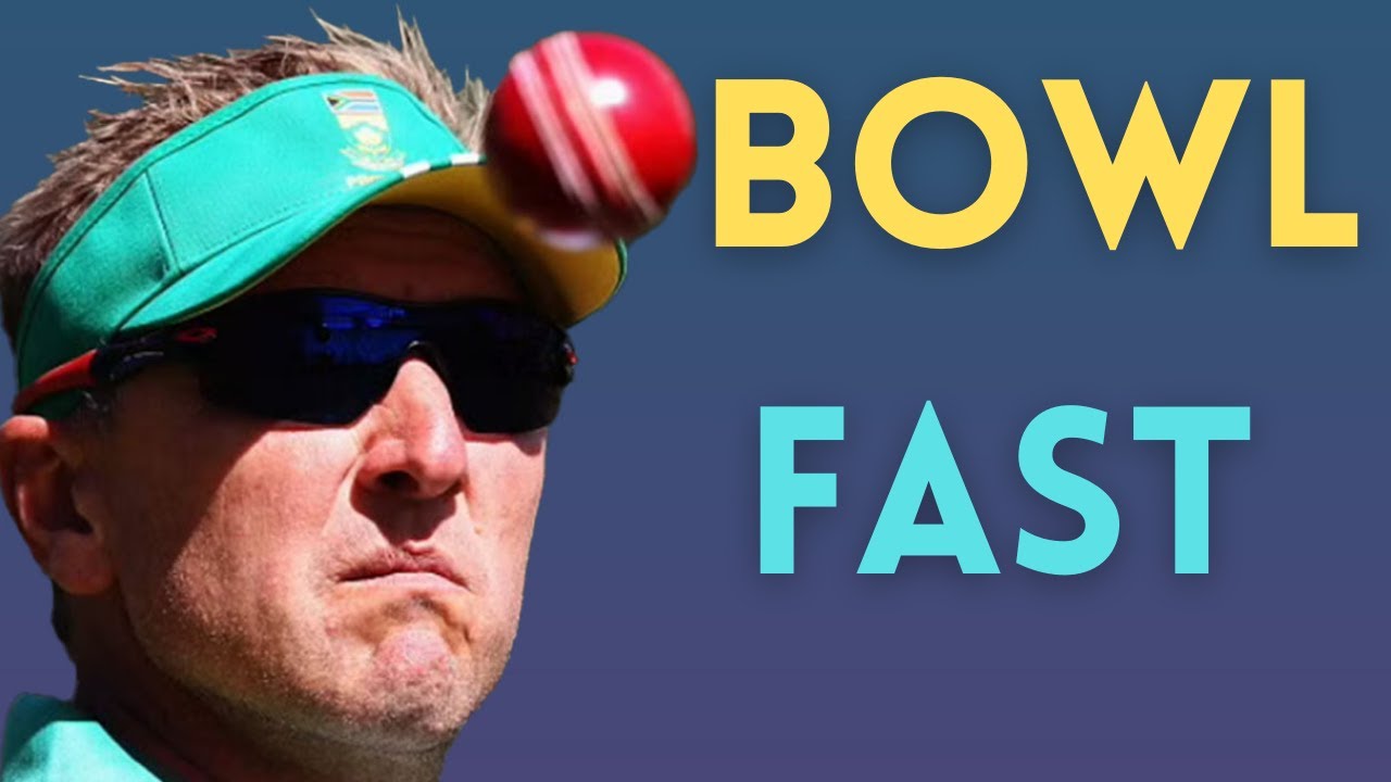 How To Learn To Bowl Fast In Cricket | Pro Bowling Tips To Bowl Quick | Allan Donald