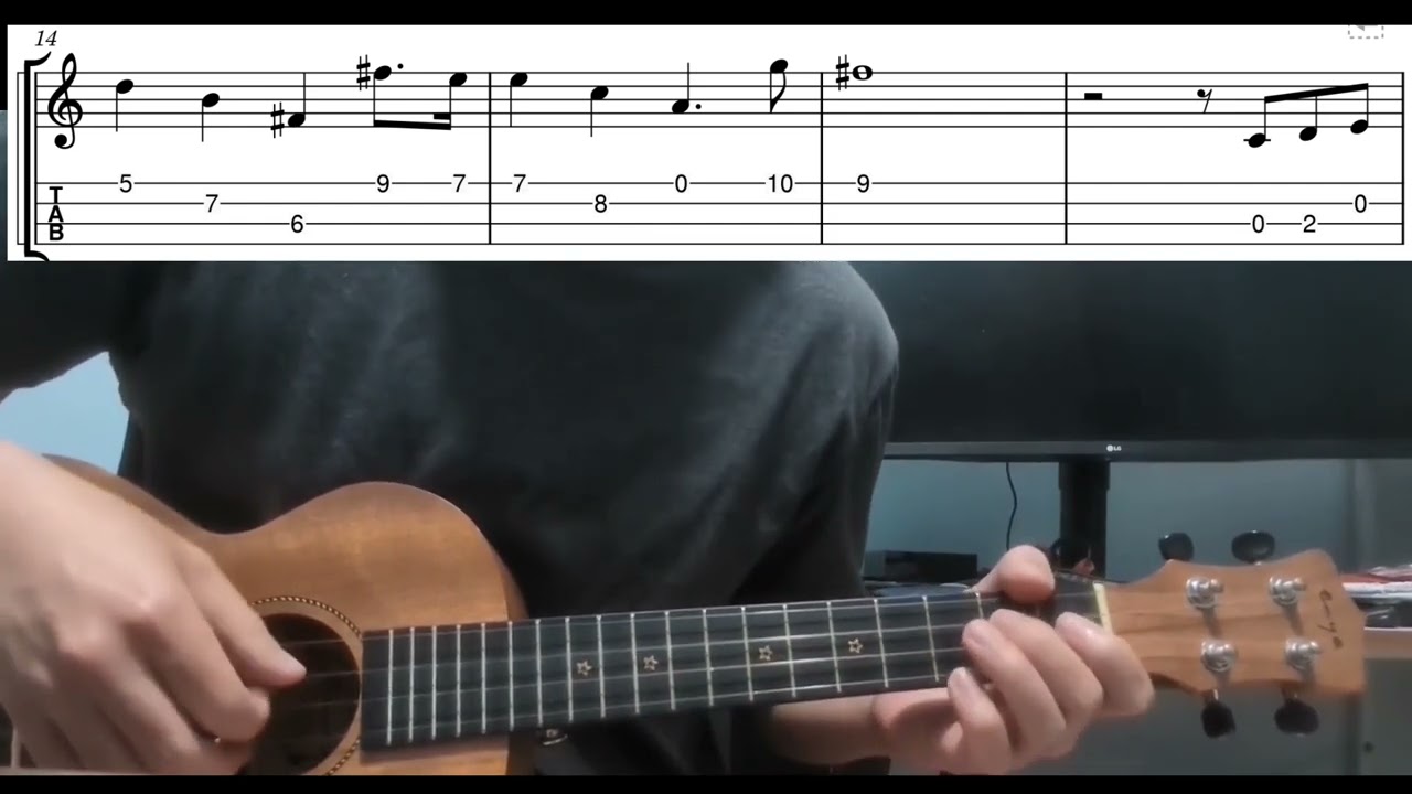 Yoda's Theme (Star Wars) - Easy Beginner Ukulele Tab With Playthrough Tutorial Lesson