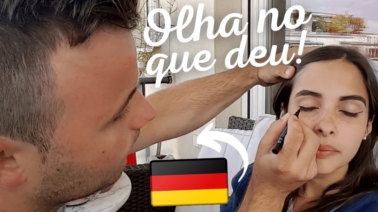 MEU MARIDO ALEMÃO ME MAQUIOU, E OLHA NO QUE DEU! | ROSA FILIPOVIC