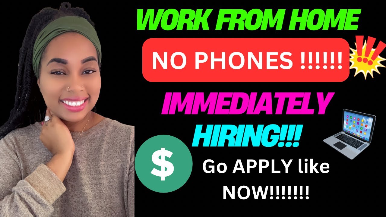 Top Remote Jobs Hiring Now | No Phone Calls Required! Work From Home 2025