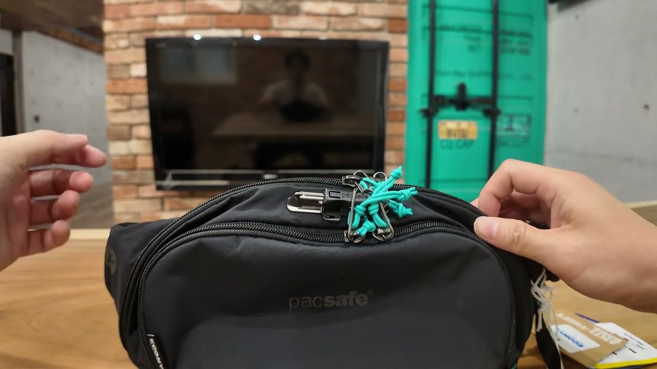 Pacsafe｜ECO 防盜側背胸腰包 3.5L 開箱 Eco Anti-Theft Waist Pack unboxing