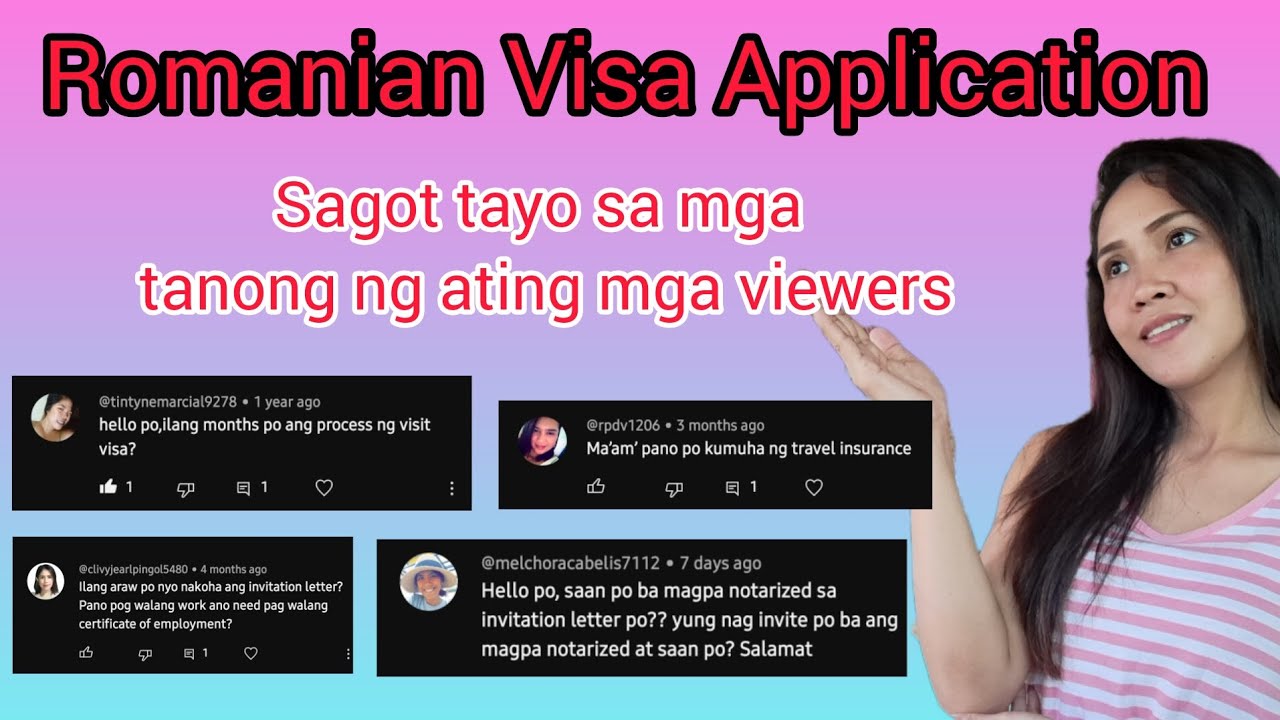 Romanian Visa || few questions na lagi tinatanong ng viewers ko || Sponsored Visa Romanian process