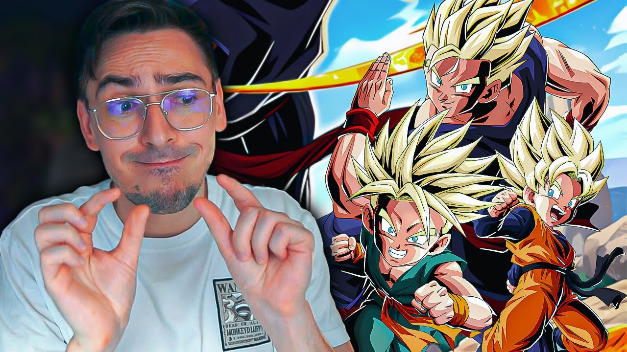 GOHAN GOTEN TRUNKS LR EST TR&Egrave;S BON MAIS... DOKKAN BATTLE