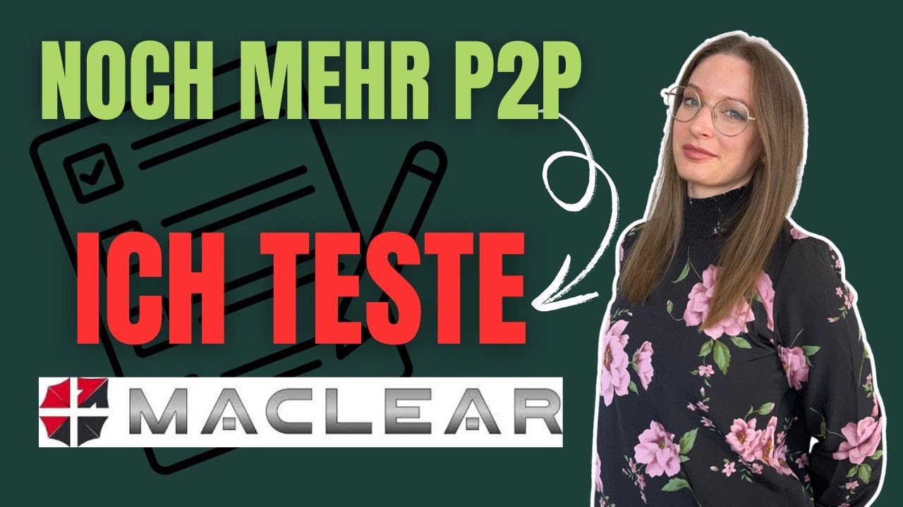 P2P Plattform aus der Schweiz I Maclear I passives Einkommen #p2p #passiveseinkommen