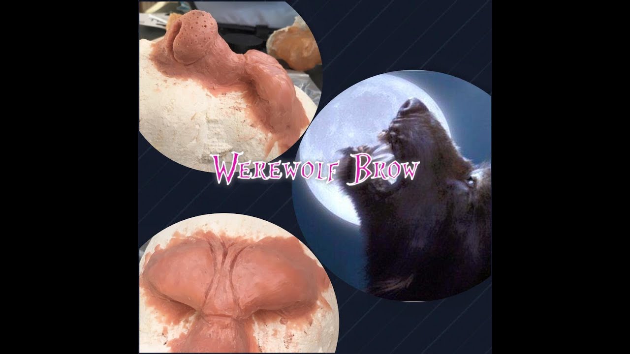 How To Make a Werewolf Brow Prosthetic (part Two)