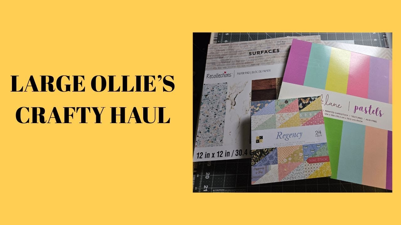 Large Ollie's Craft Haul #craftyhaul #olliesbargainoutlet