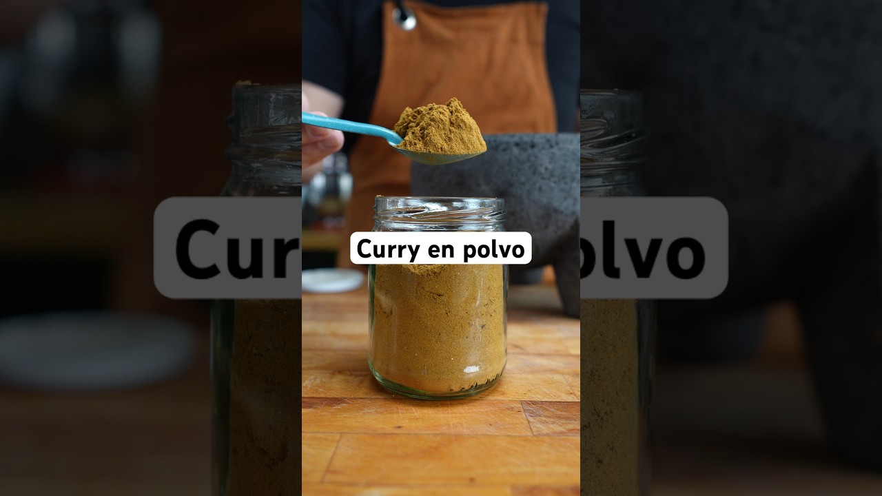 Como se hace el CURRY EN POLVO #shorts #tips #receta #curry