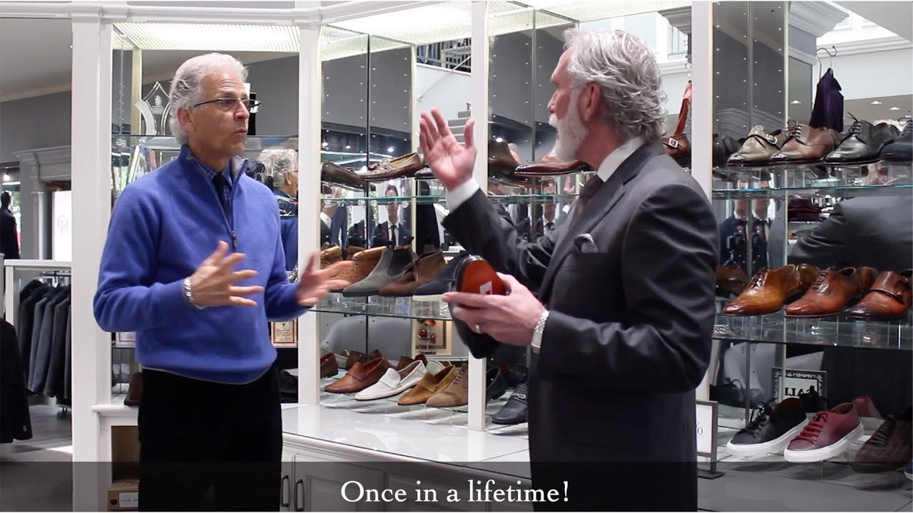 Tom & Wayne on Gene Hiller's once in a lifetime 50% off shoe sale