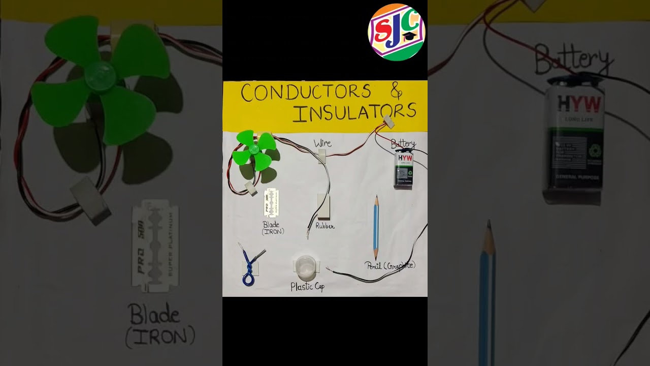 Science Model - Insulator & Conductor #insulator #conductor #model #tranding #science #shorts #viral