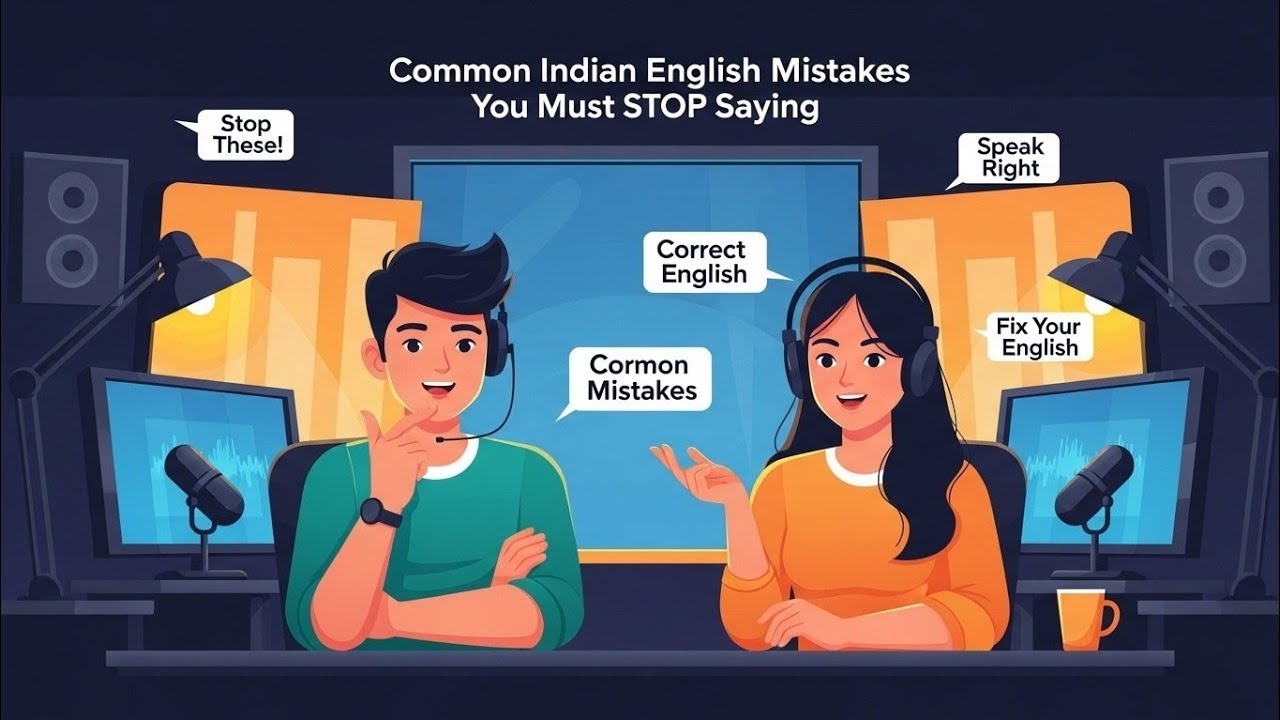 Common Indian English Mistakes You MUST Stop | Most Common English Errors Indians Make