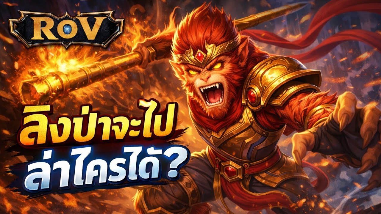 Rov : Wukong ลิงป่าบ้าใบ้ทำไงจะไปสู้เจ้า !!!