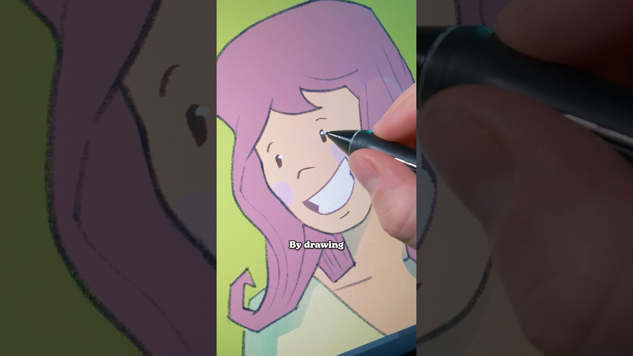 Artists unintentionally being CUTE #art #shorts
