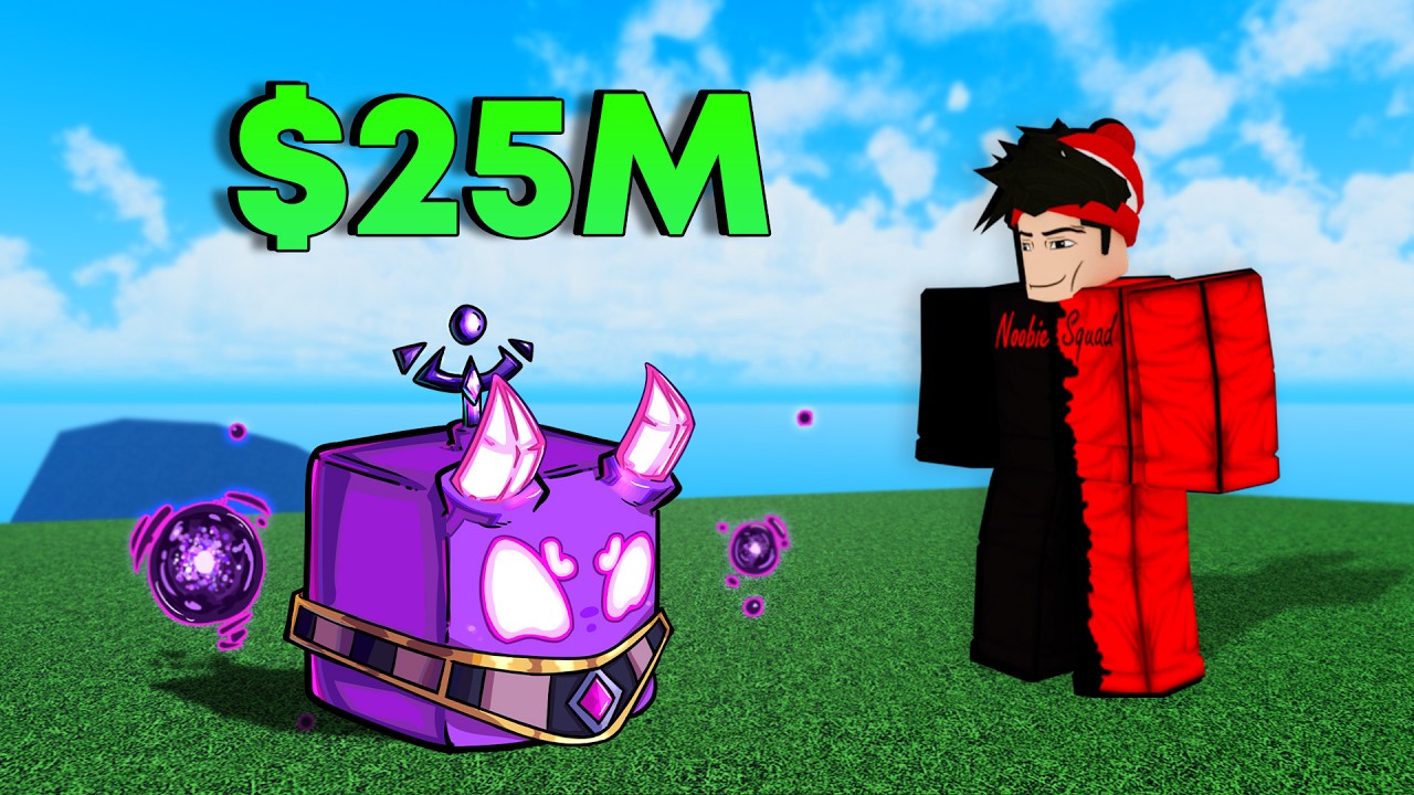 Blox Fruits, $1 vs $25,000,000 Fruit!