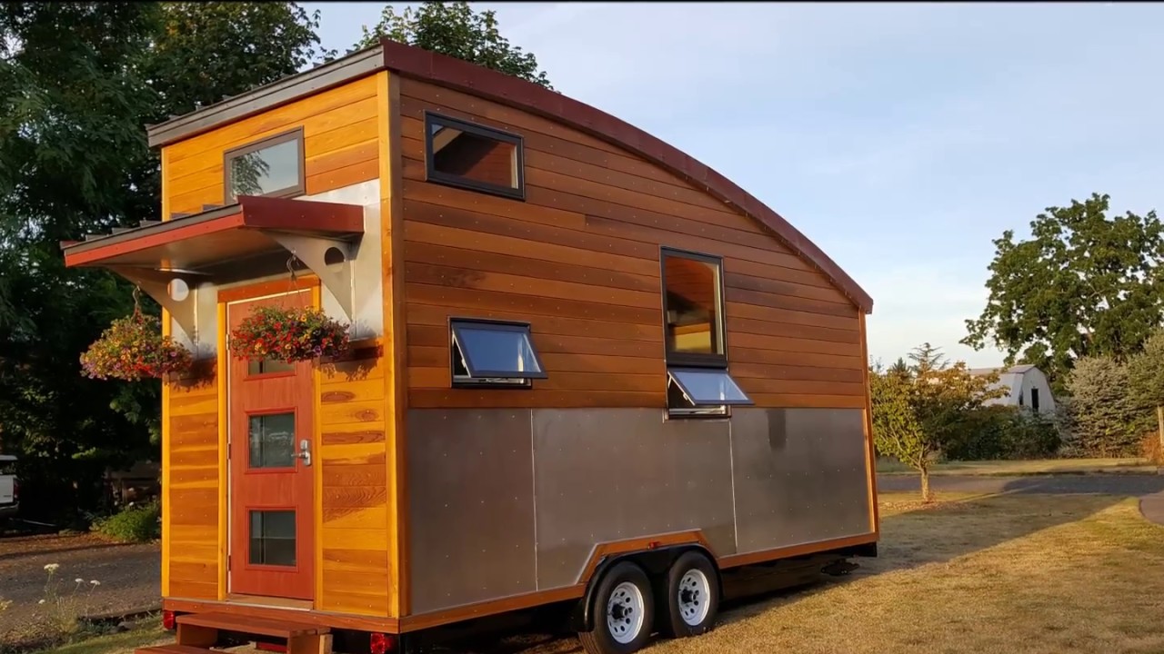 Meet METRO an 8x20 Curved roof Moveable Tiny Home