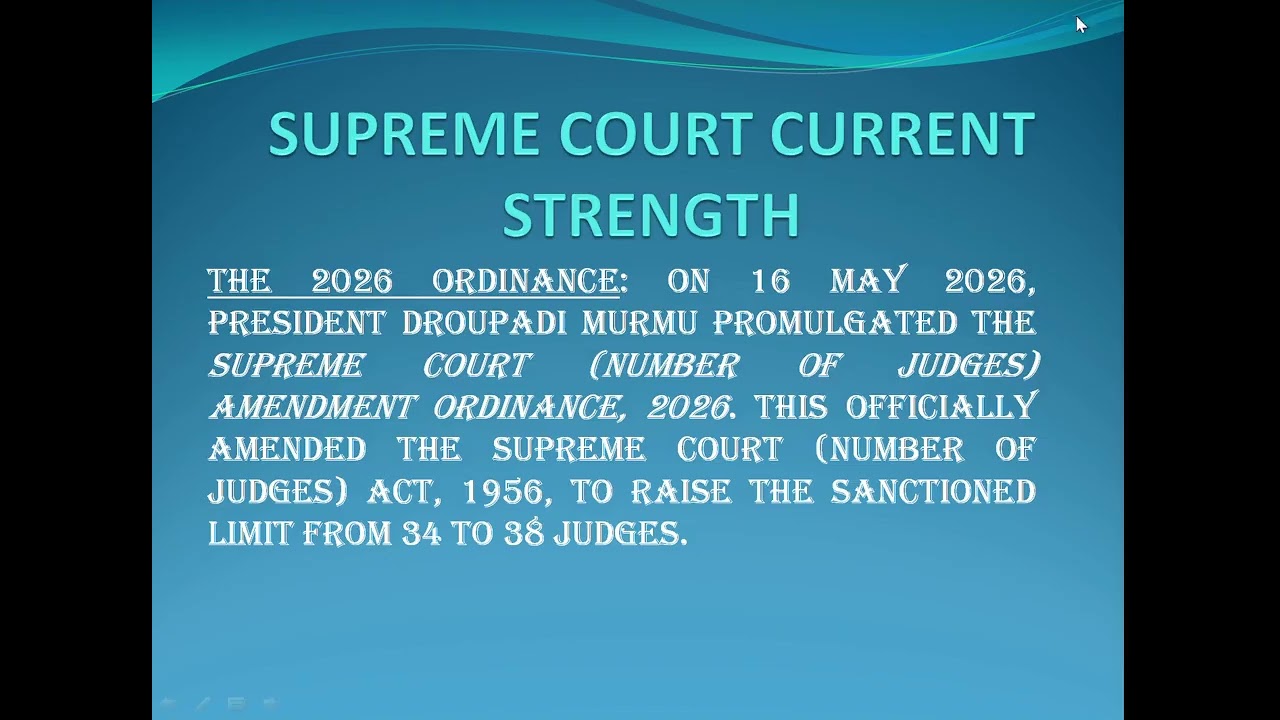 SUPREME COURT OF INDIA SANCTIONED STRENGTH